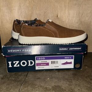 IZOD Memory Foam slip on shoes